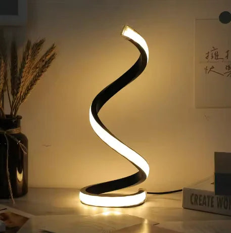 LED Swirl Table Lamp