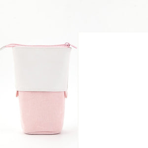 Multifunctional Creative Corduroy Retractable Pencil Case
