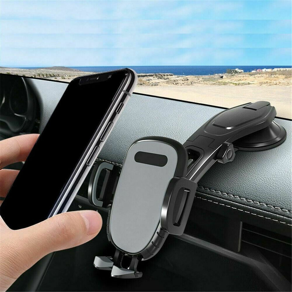 360 Rotatable Phone Mount Holder Car Dashboard Gravity Adjustable GPS Stand Rotating Car Phone Holder