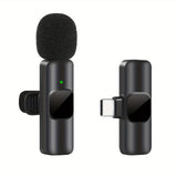 Wireless Lavalier Lapel Microphone For IPhone IPad Professional Wireless Clip Mic -