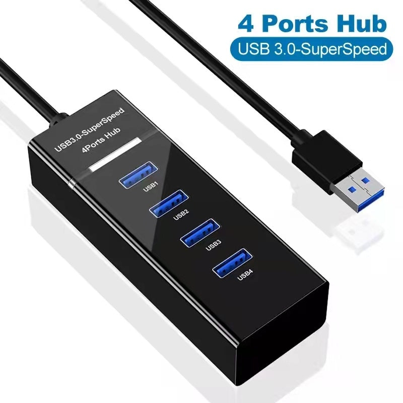 4 In 1 2.0 3.0 USB HUB Splitter High Speed Multi Splitter USB Adapter