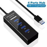 4 In 1 2.0 3.0 USB HUB Splitter High Speed Multi Splitter USB Adapter