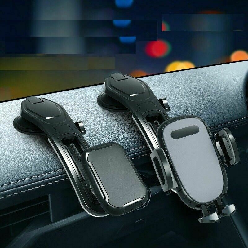 360 Rotatable Phone Mount Holder Car Dashboard Gravity Adjustable GPS Stand Rotating Car Phone Holder