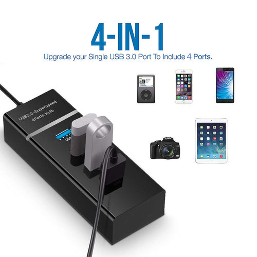 4 In 1 2.0 3.0 USB HUB Splitter High Speed Multi Splitter USB Adapter