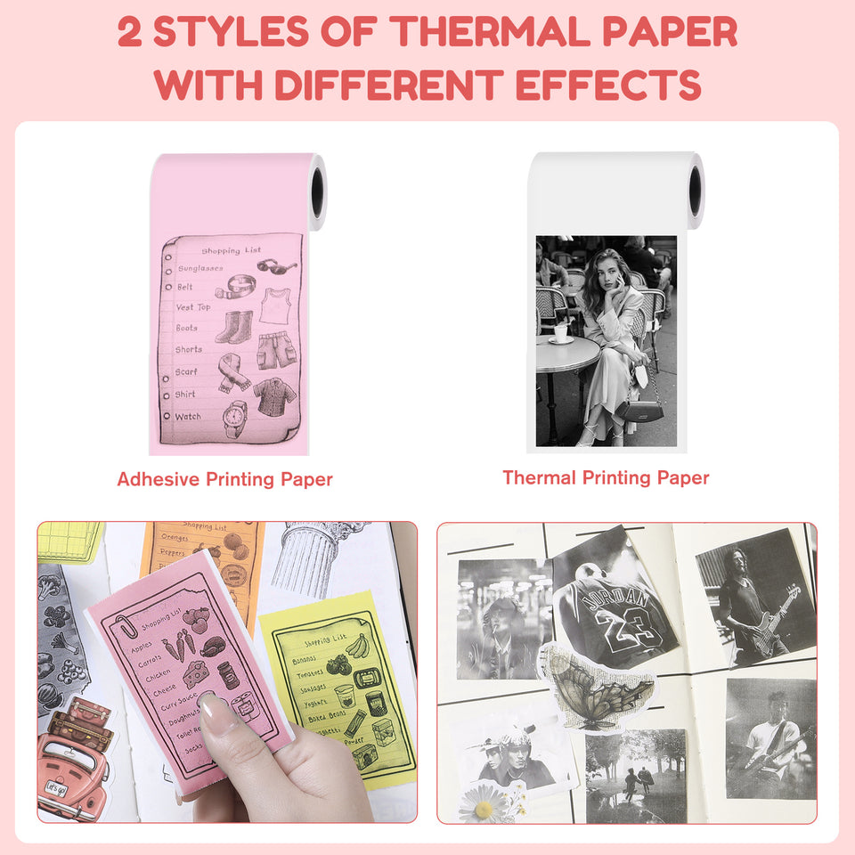 Thermal Mini Printer, X2 Inkless Sticker Maker