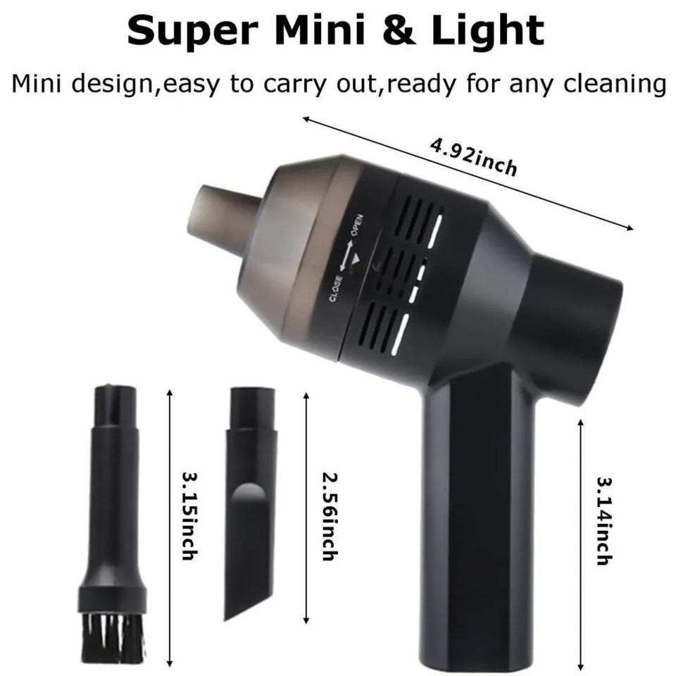 Portable Cordless Electric Air Duster Keyboard PC Car Cleaner Tool