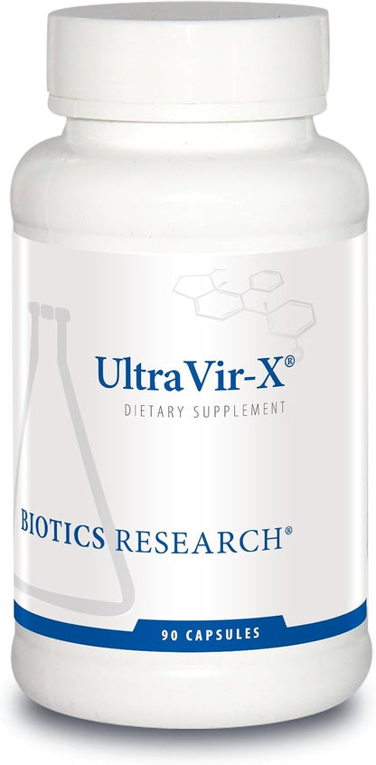 Biotics Research UltraVir-X - Best Immune Support Supplement, Vitamin C, Zinc, Maitake Mushroom, Astragalus, High Flavonoid Content, Supports Healthy Pathways for Adults - 90 Capsules