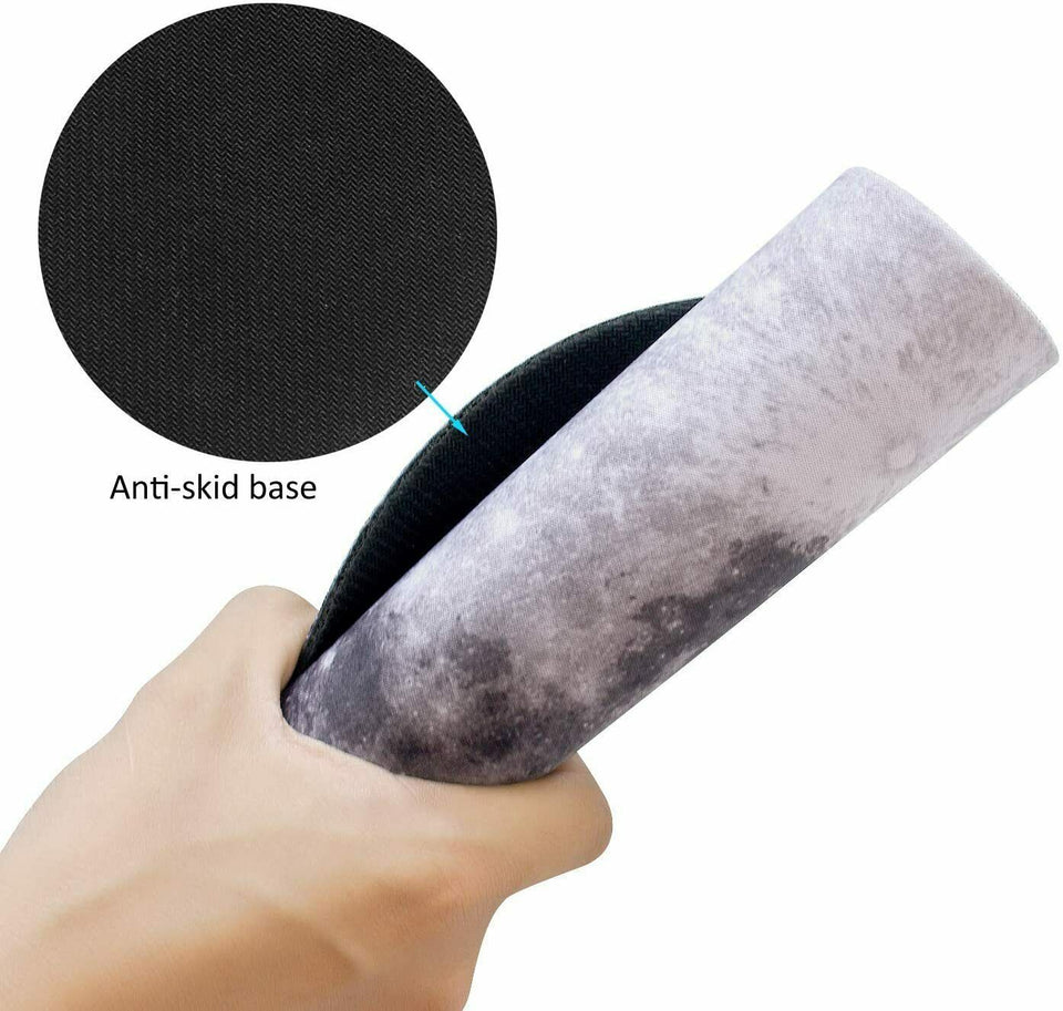 Space Round Mouse Pad PC Gaming Non Slip Mice Mat