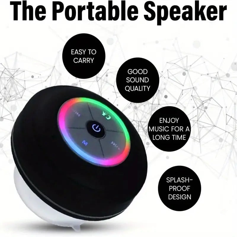 Wireless Speaker In The Bathroom - Audio, USB Charging Button Control,