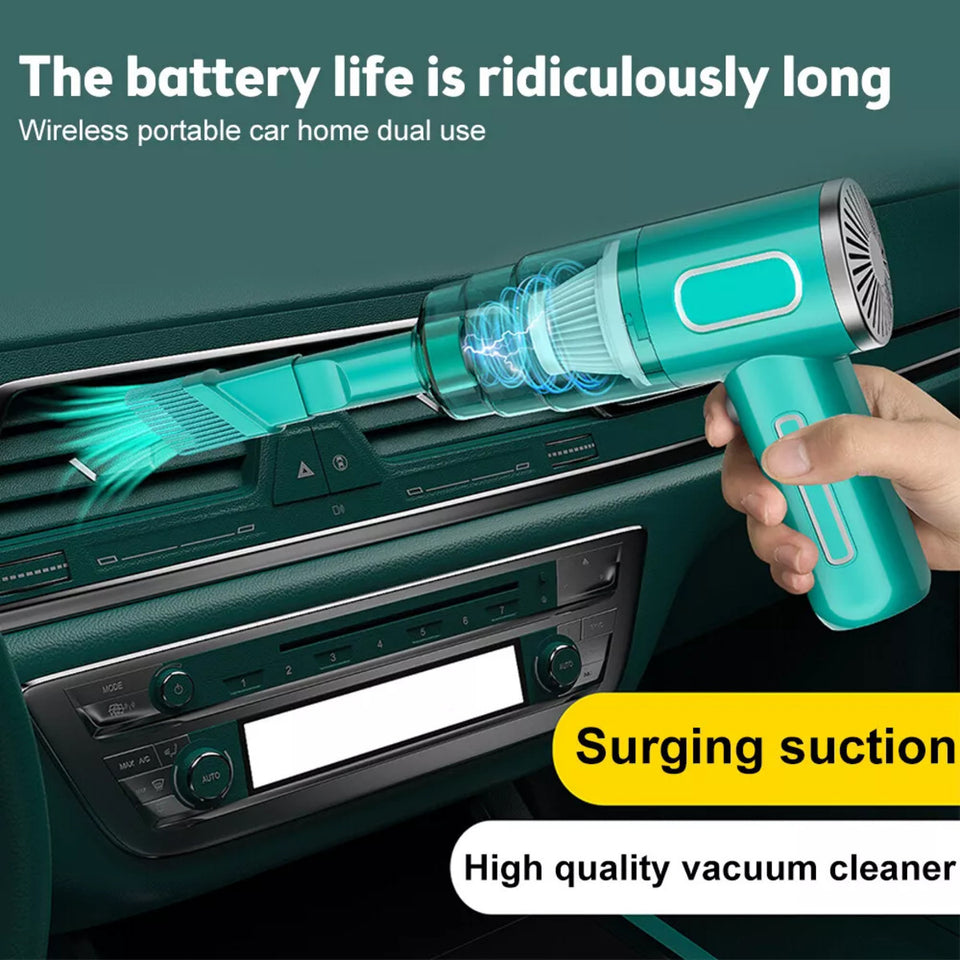 Cordless Hand-Held Vacuum Cleaner Mini Portable Car Auto Home Wireless Handheld Vacuum Cordless.