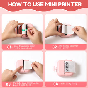 Thermal Mini Printer, X2 Inkless Sticker Maker