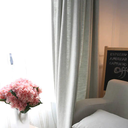Custom Cotton Linen Curtains - Minimalist and Fresh Styles