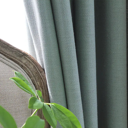 Custom Cotton Linen Curtains - Minimalist and Fresh Styles