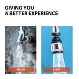 Kitchen Faucet BubblerWater Saving Pressure Filter Tap 360 Rotate Shower Head Filter Bathroom Accessories Nozzles Pressurized Filter For Kitchen