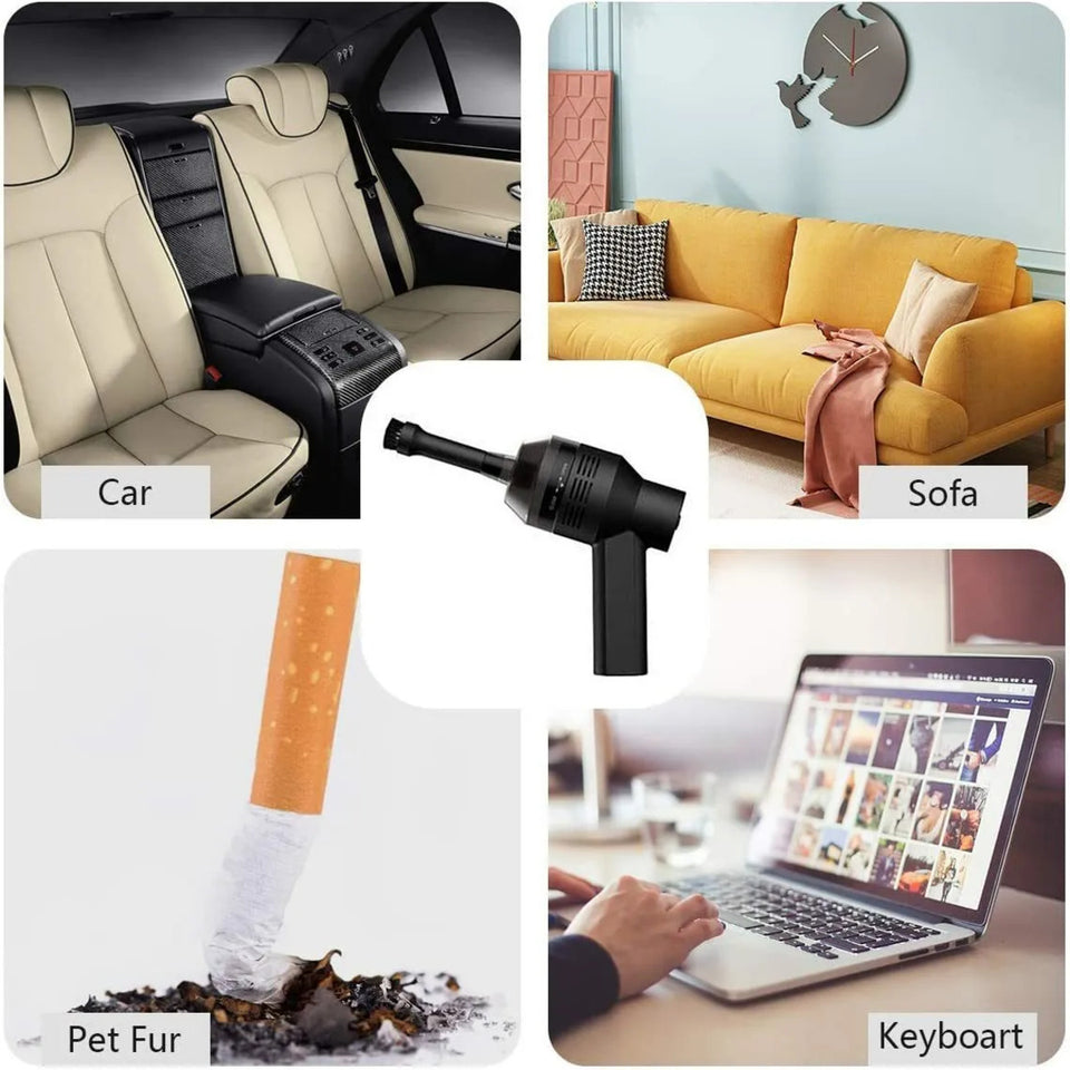 Portable Cordless Electric Air Duster Keyboard PC Car Cleaner Tool