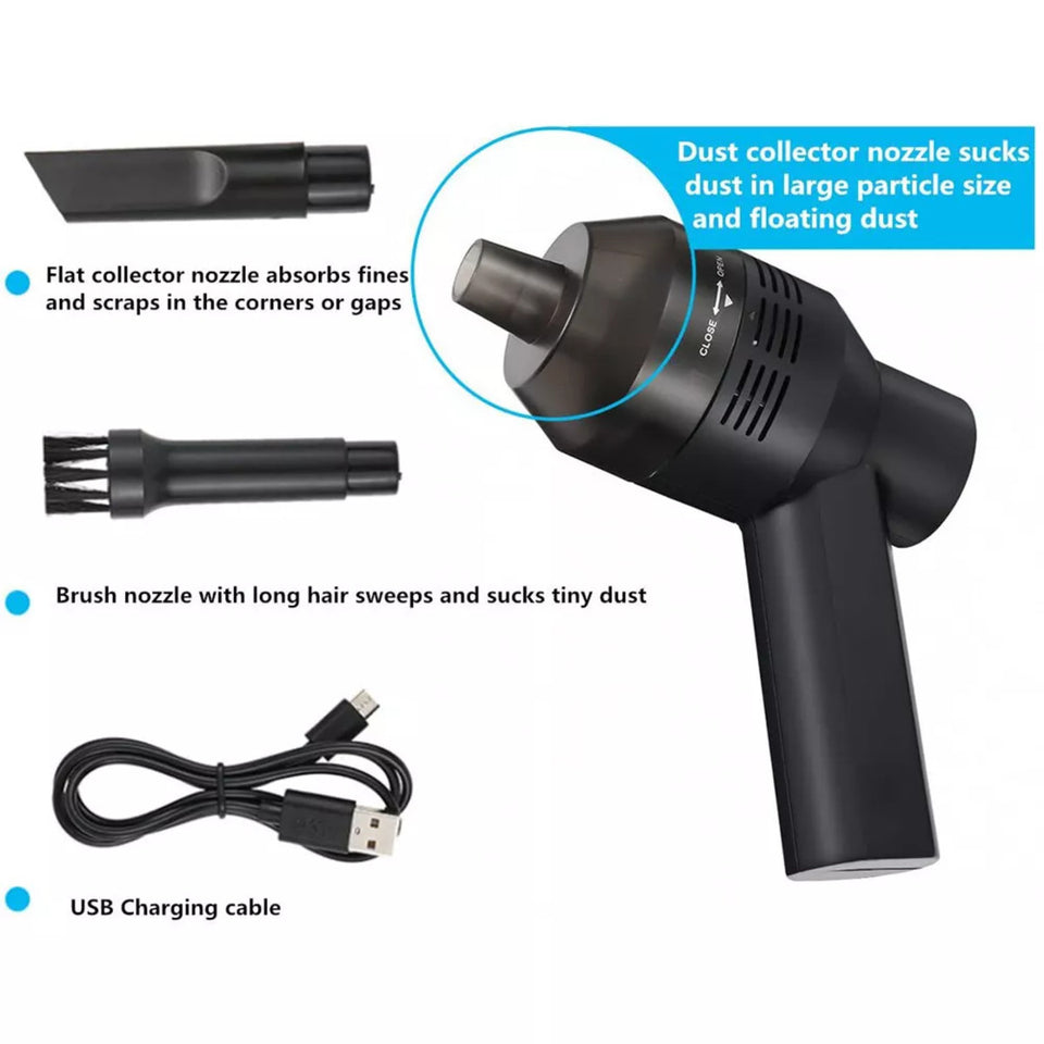 Portable Cordless Electric Air Duster Keyboard PC Car Cleaner Tool