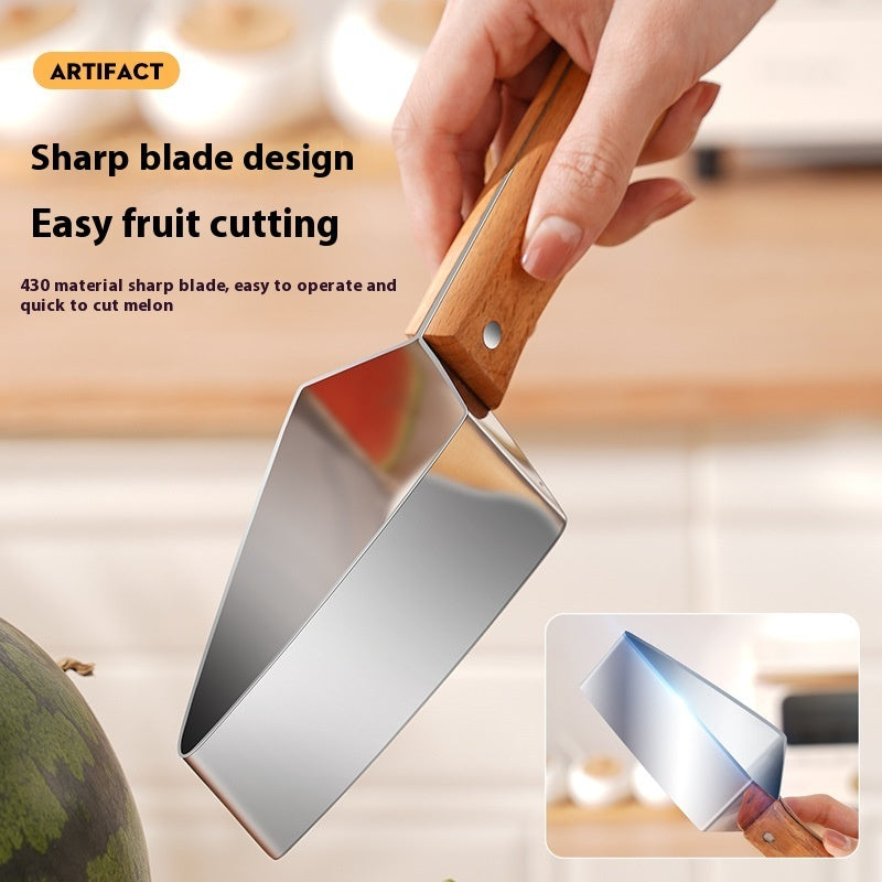 New Watermelon Splitter Watermelon Cutting Artifact 430 Stainless Steel Cutting Piece