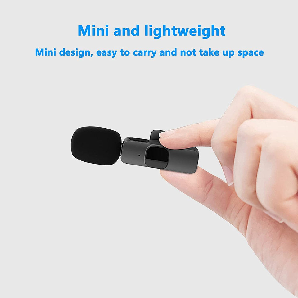 Wireless Lavalier Lapel Microphone For IPhone IPad Professional Wireless Clip Mic -