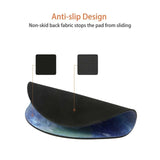 Space Round Mouse Pad PC Gaming Non Slip Mice Mat