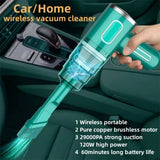 Cordless Hand-Held Vacuum Cleaner Mini Portable Car Auto Home Wireless Handheld Vacuum Cordless.