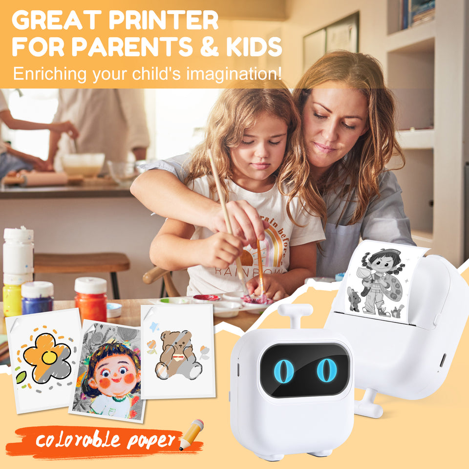 Thermal Mini Printer, X2 Inkless Sticker Maker