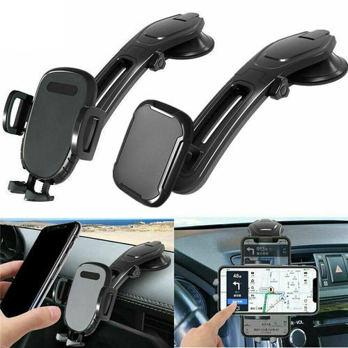 360 Rotatable Phone Mount Holder Car Dashboard Gravity Adjustable GPS Stand Rotating Car Phone Holder